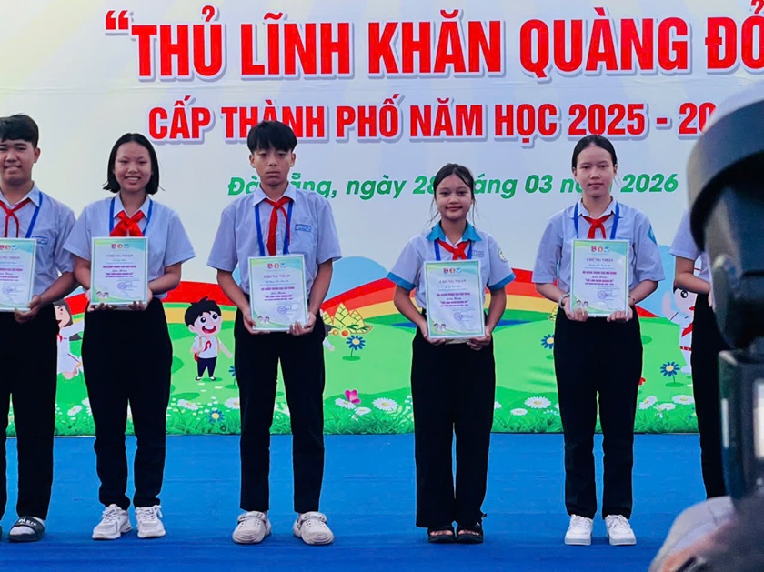 Hội thi Thủ lĩnh khăn quàng đỏ cấp thành phố năm học 2025 – 2026